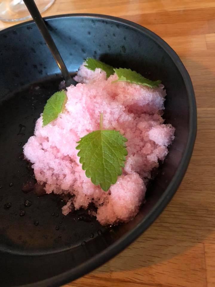 Photo: Rhubarb granita at Frumbiti. Photo by World's Worst Food Blogger